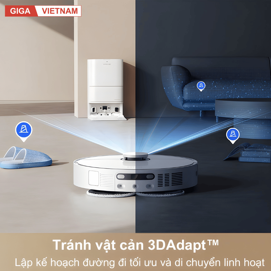 Dreame D20 Ultra - Robot Hút Bụi Lau Nhà 2026 tại Giga Việt Nam x Vua Nhà Bếp Đức 12