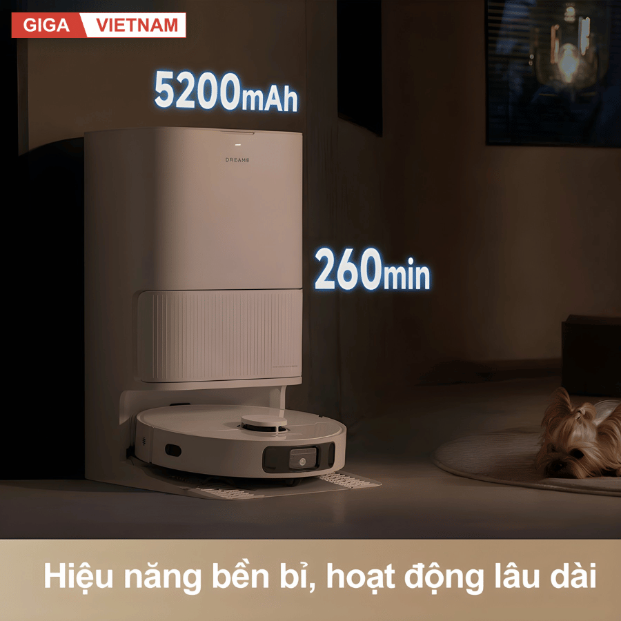 Dreame D20 Ultra - Robot Hút Bụi Lau Nhà 2026 tại Giga Việt Nam x Vua Nhà Bếp Đức 15
