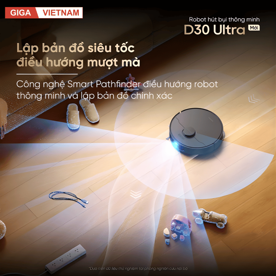 Dreame D30 Ultra - Robot Hút Bụi Lau Nhà 2026 tại Giga Việt Nam x Vua Nhà Bếp Đức 09