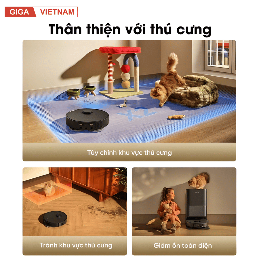 Dreame D30 Ultra - Robot Hút Bụi Lau Nhà 2026 tại Giga Việt Nam x Vua Nhà Bếp Đức 12