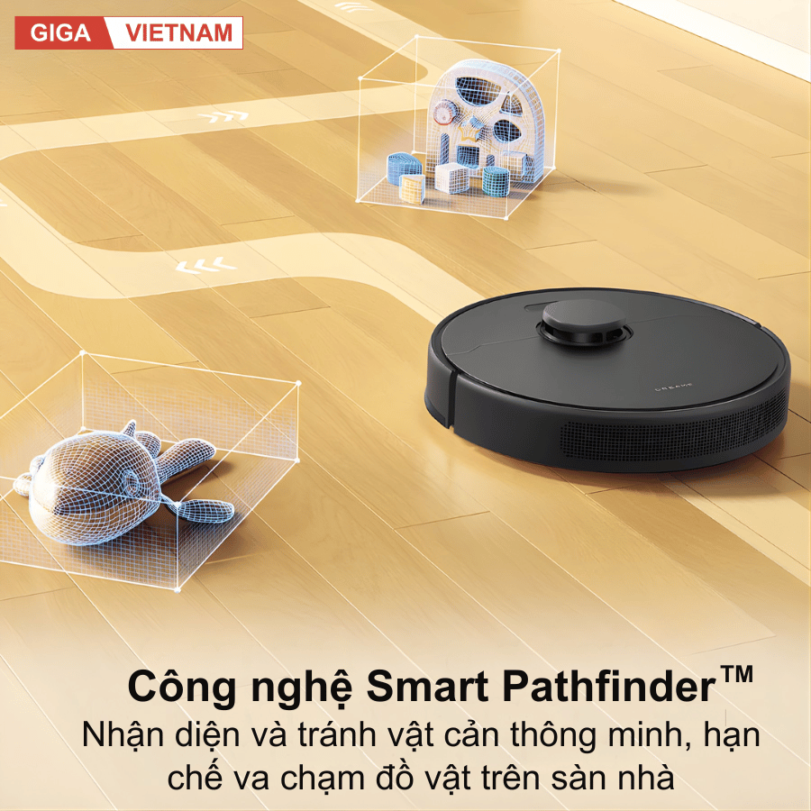 Dreame D9 Max Gen 2 - Robot Hút Bụi Lau Nhà 2026 tại Giga Việt Nam x Vua Nhà Bếp Đức 11