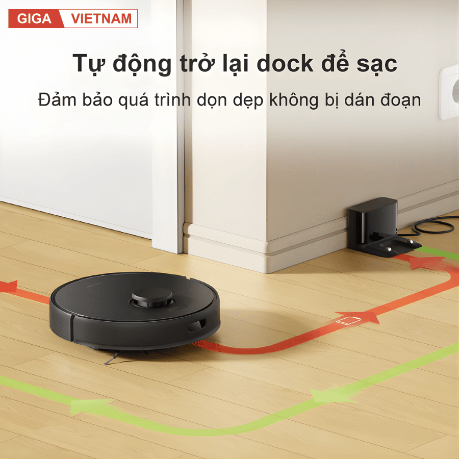 Dreame D9 Max Gen 2 - Robot Hút Bụi Lau Nhà 2026 tại Giga Việt Nam x Vua Nhà Bếp Đức 15