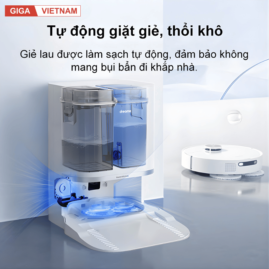 Dreame L10 Prime - Robot Hút Bụi Lau Nhà 2026 tại Giga Việt Nam x Vua Nhà Bếp Đức 05