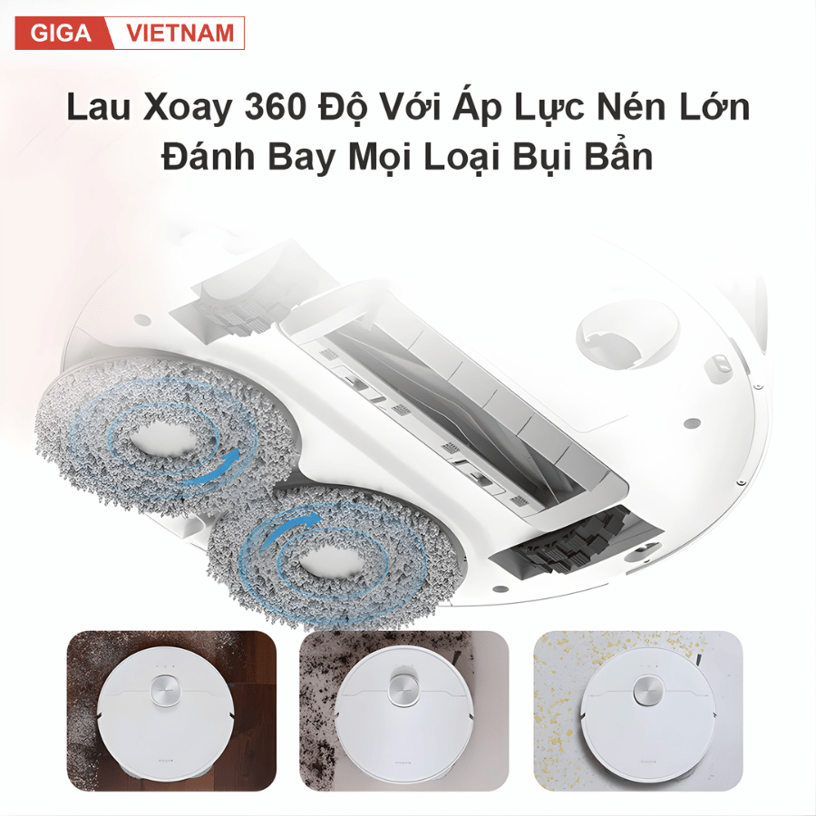 Dreame L10 Prime - Robot Hút Bụi Lau Nhà 2026 tại Giga Việt Nam x Vua Nhà Bếp Đức 09