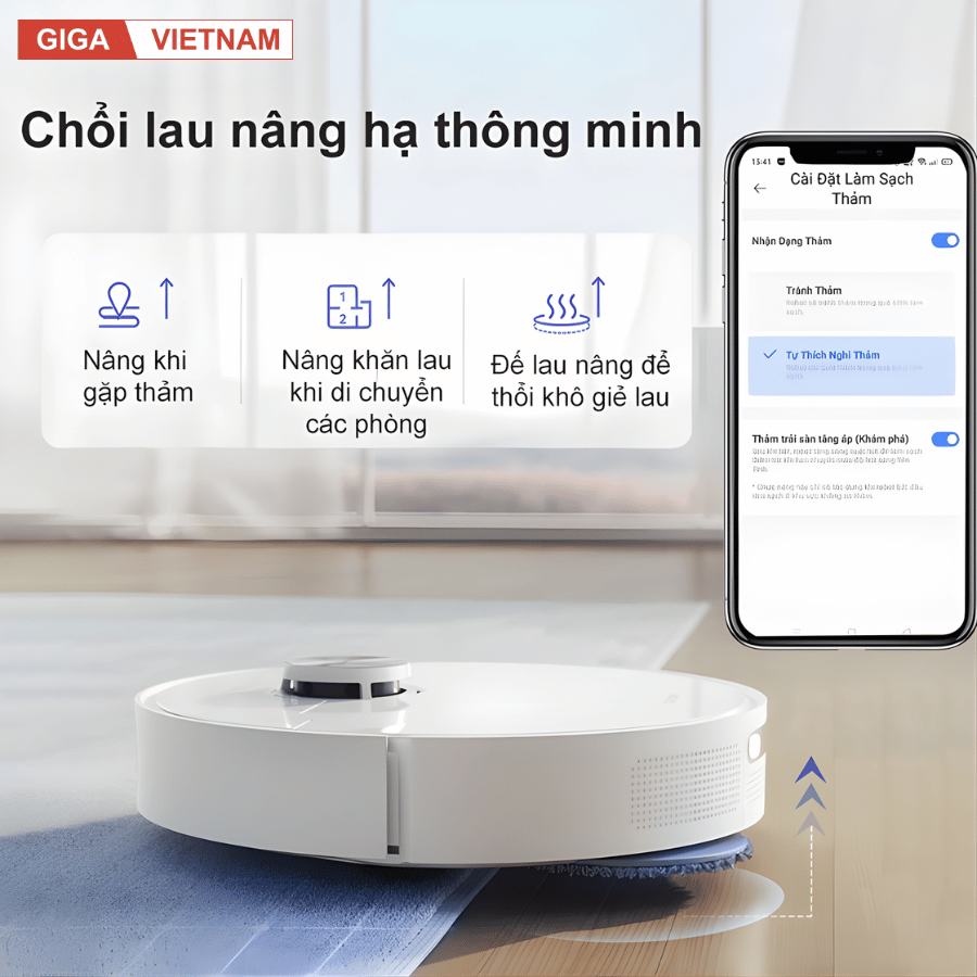 Dreame L10 Prime - Robot Hút Bụi Lau Nhà 2026 tại Giga Việt Nam x Vua Nhà Bếp Đức 11