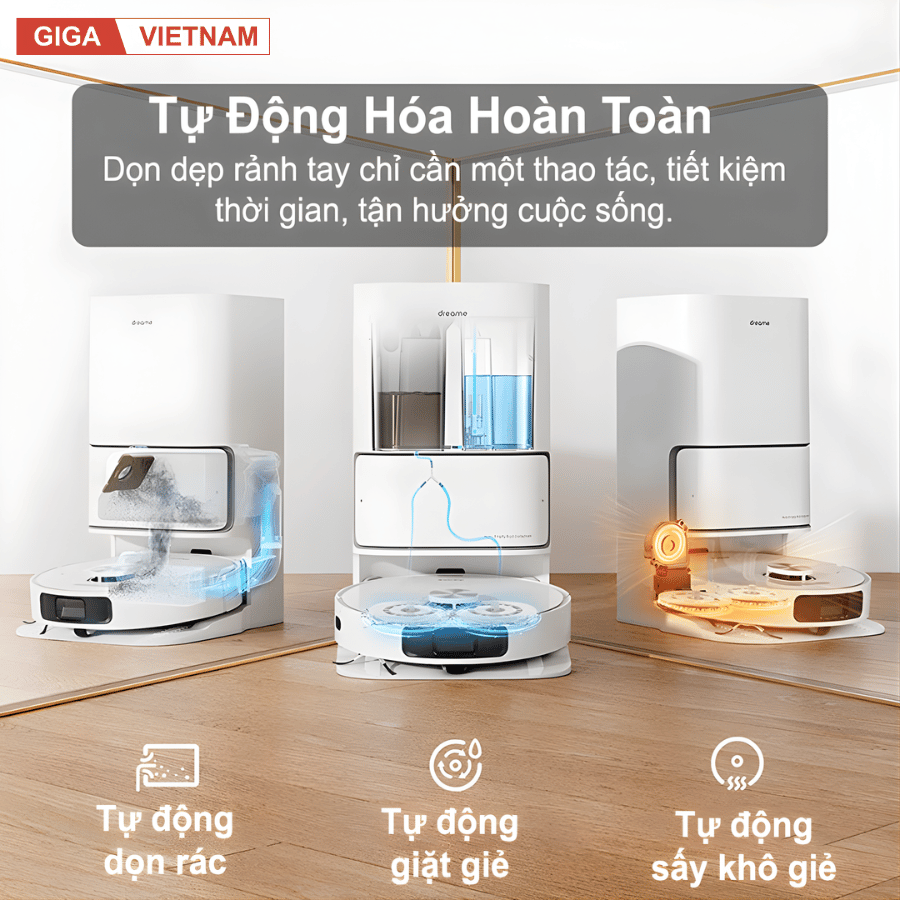 Dreame L10 Ultra - Robot Hút Bụi Lau Nhà 2026 tại Giga Việt Nam x Vua Nhà Bếp Đức 03
