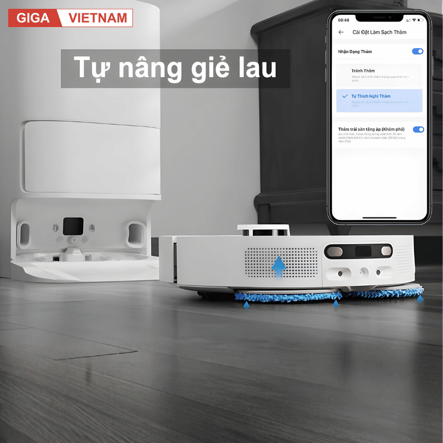 Dreame L10 Ultra - Robot Hút Bụi Lau Nhà 2026 tại Giga Việt Nam x Vua Nhà Bếp Đức 12