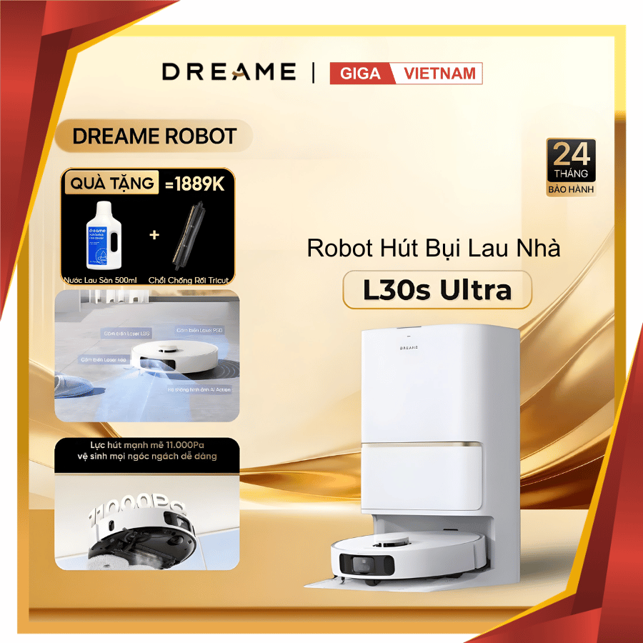 Dreame L30s Ultra - Robot Hút Bụi Lau Nhà 2026