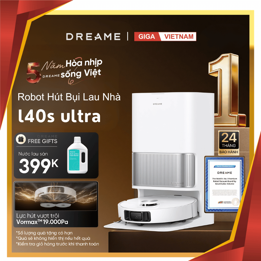 Dreame L40s Ultra - Robot Hút Bụi Lau Nhà 2026