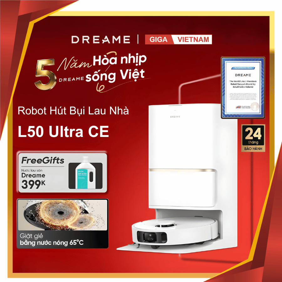 Dreame L50 Ultra CE - Robot Hút Bụi Lau Nhà 2026