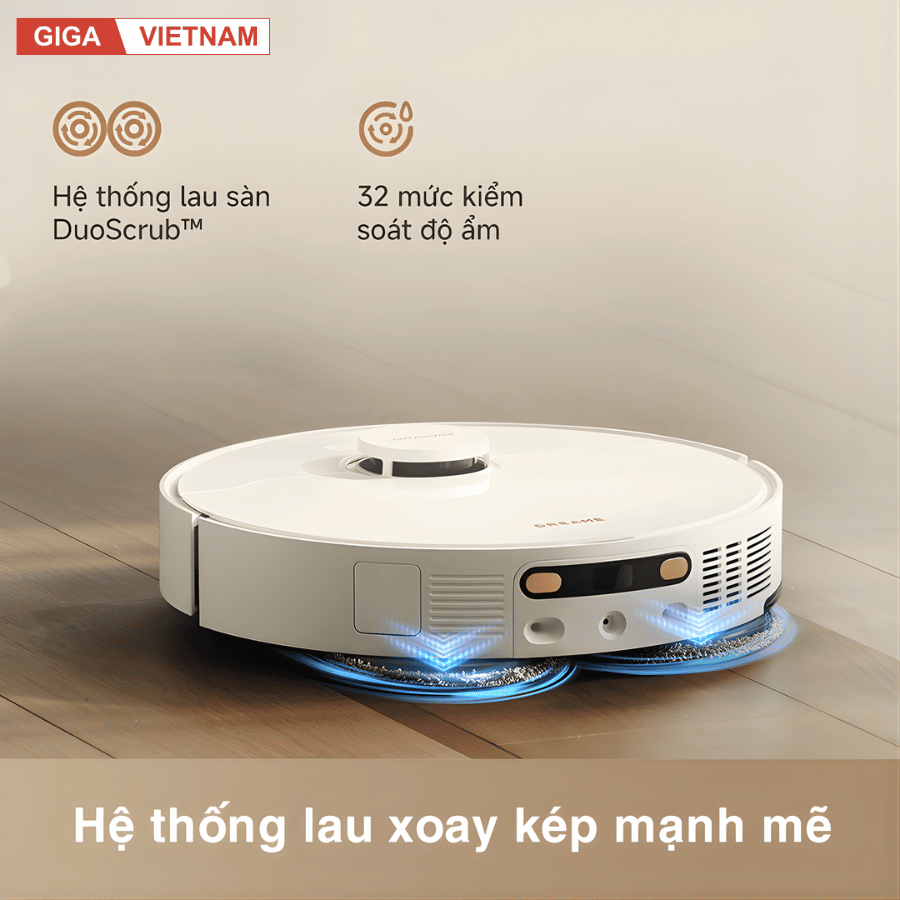 Dreame L50 Ultra CE - Robot Hút Bụi Lau Nhà 2026 tại Giga Việt Nam x Vua Nhà Bếp Đức 07