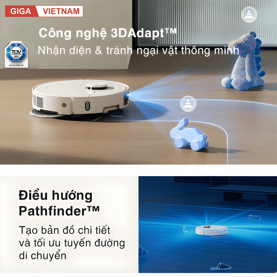 Dreame L50 Ultra CE - Robot Hút Bụi Lau Nhà 2026 tại Giga Việt Nam x Vua Nhà Bếp Đức 10