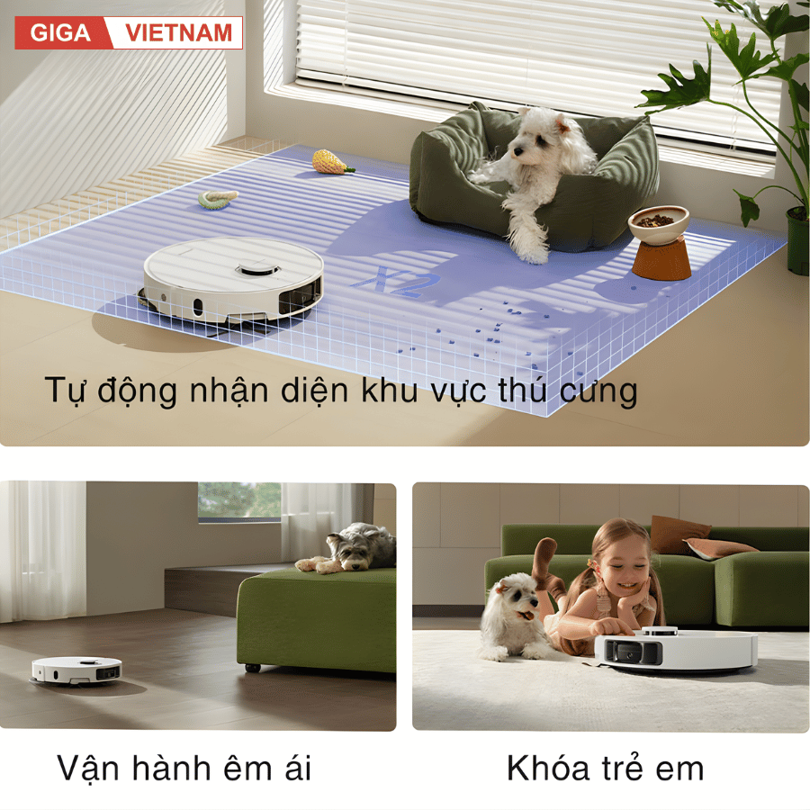 Dreame L50 Ultra CE - Robot Hút Bụi Lau Nhà 2026 tại Giga Việt Nam x Vua Nhà Bếp Đức 11