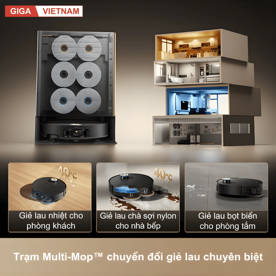 Dreame Matrix10 Ultra - Robot Hút Bụi Lau Nhà 2026 tại Giga Việt Nam x Vua Nhà Bếp Đức 03