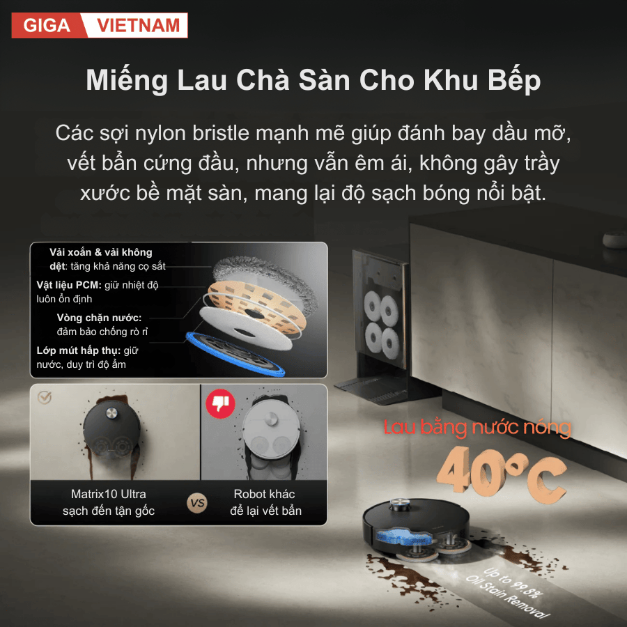 Dreame Matrix10 Ultra - Robot Hút Bụi Lau Nhà 2026 tại Giga Việt Nam x Vua Nhà Bếp Đức 04