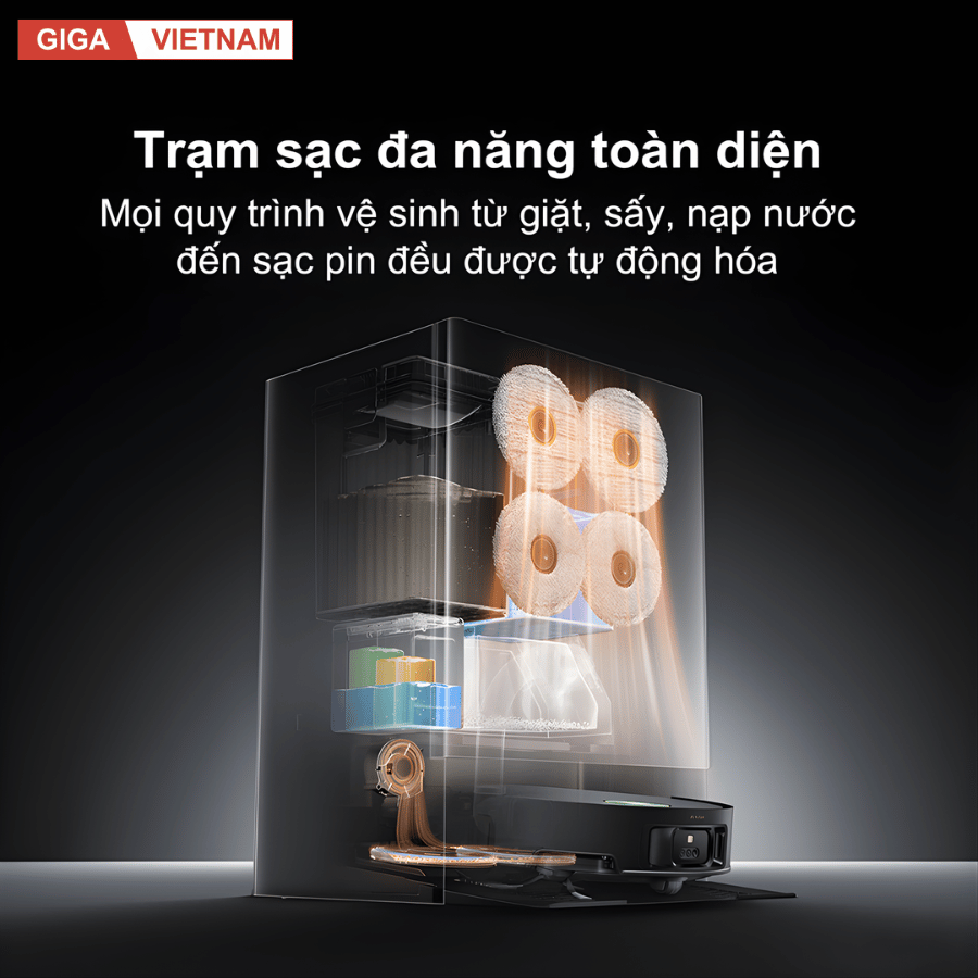 Dreame Matrix10 Ultra - Robot Hút Bụi Lau Nhà 2026 tại Giga Việt Nam x Vua Nhà Bếp Đức 12