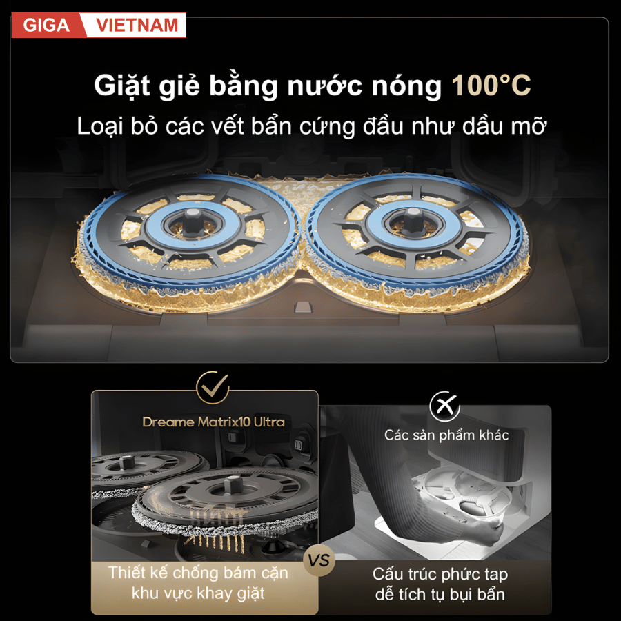 Dreame Matrix10 Ultra - Robot Hút Bụi Lau Nhà 2026 tại Giga Việt Nam x Vua Nhà Bếp Đức 14
