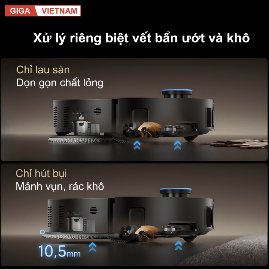 Dreame Matrix10 Ultra - Robot Hút Bụi Lau Nhà 2026 tại Giga Việt Nam x Vua Nhà Bếp Đức 16