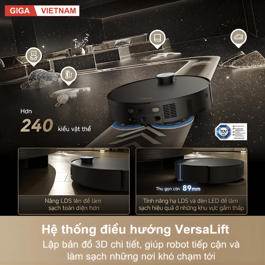 Dreame Matrix10 Ultra - Robot Hút Bụi Lau Nhà 2026 tại Giga Việt Nam x Vua Nhà Bếp Đức 17