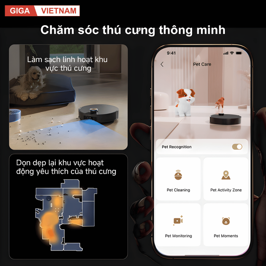 Dreame Matrix10 Ultra - Robot Hút Bụi Lau Nhà 2026 tại Giga Việt Nam x Vua Nhà Bếp Đức 20