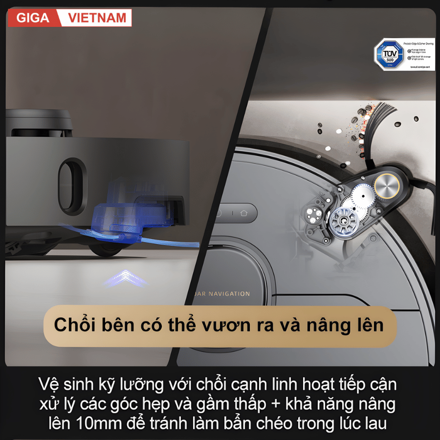 Dreame X40 Master - Robot Hút Bụi Lau Nhà 2026 tại Giga Việt Nam x Vua Nhà Bếp Đức 05
