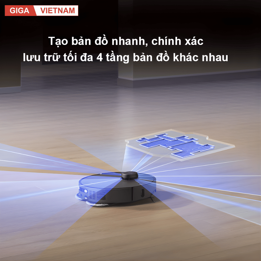 Dreame X40 Master - Robot Hút Bụi Lau Nhà 2026 tại Giga Việt Nam x Vua Nhà Bếp Đức 18