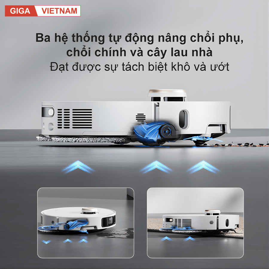 Dreame X40 Ultra - Robot Hút Bụi Lau Nhà 2026 tại Giga Việt Nam x Vua Nhà Bếp Đức 04