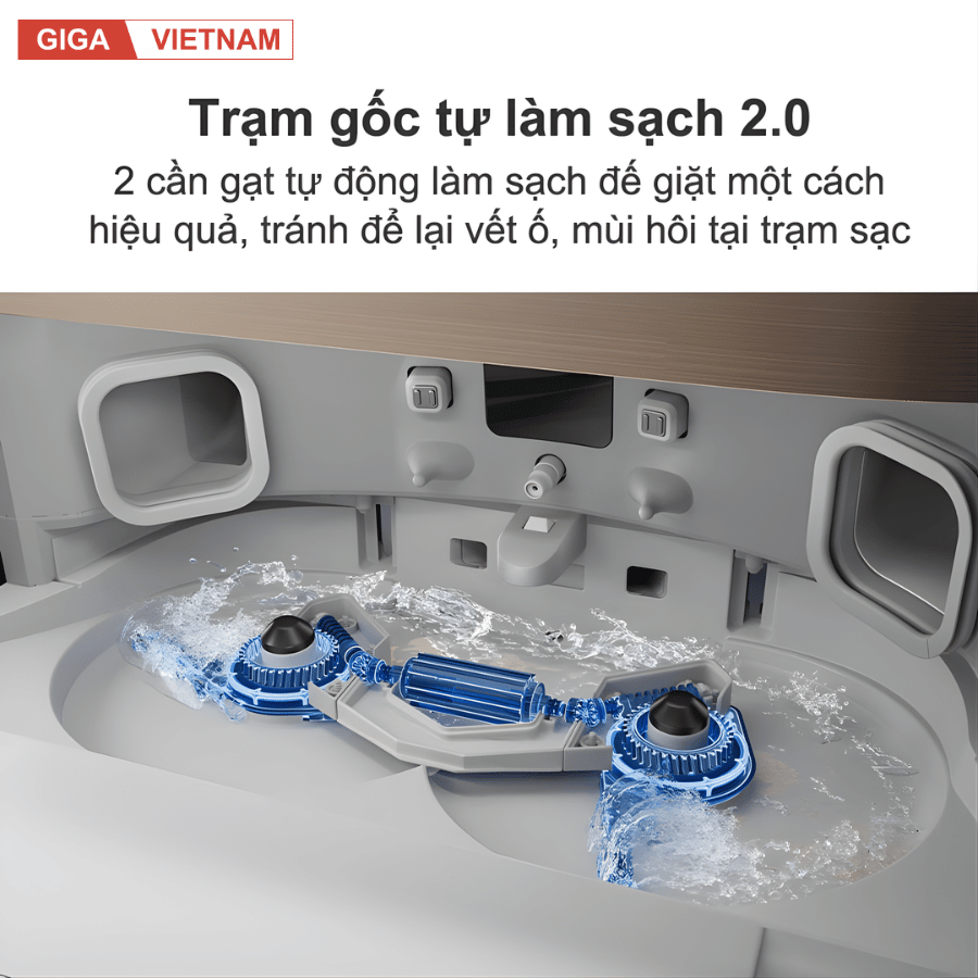 Dreame X40 Ultra - Robot Hút Bụi Lau Nhà 2026 tại Giga Việt Nam x Vua Nhà Bếp Đức 08