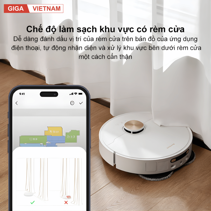 Dreame X40 Ultra - Robot Hút Bụi Lau Nhà 2026 tại Giga Việt Nam x Vua Nhà Bếp Đức 16