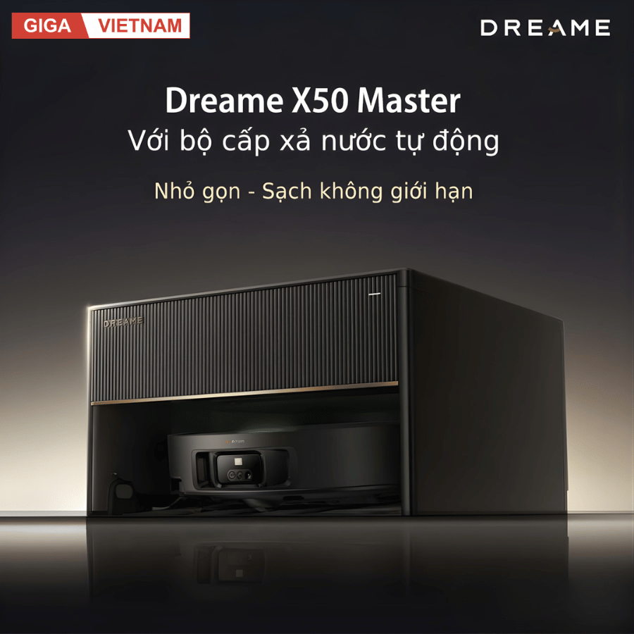 Dreame X50 Master - Robot Hút Bụi Lau Nhà 2026 tại Giga Việt Nam x Vua Nhà Bếp Đức 03
