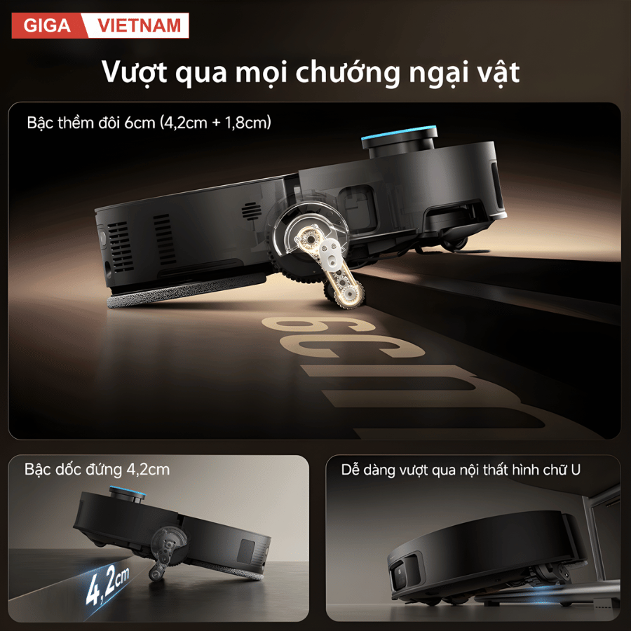 Dreame X50 Master - Robot Hút Bụi Lau Nhà 2026 tại Giga Việt Nam x Vua Nhà Bếp Đức 04