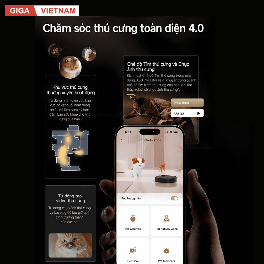 Dreame X50 Master - Robot Hút Bụi Lau Nhà 2026 tại Giga Việt Nam x Vua Nhà Bếp Đức 017