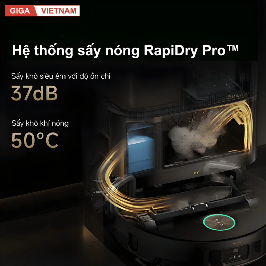 Dreame X50 Pro Ultra - Robot Hút Bụi Lau Nhà 2026 tại Giga Việt Nam x Vua Nhà Bếp Đức 16