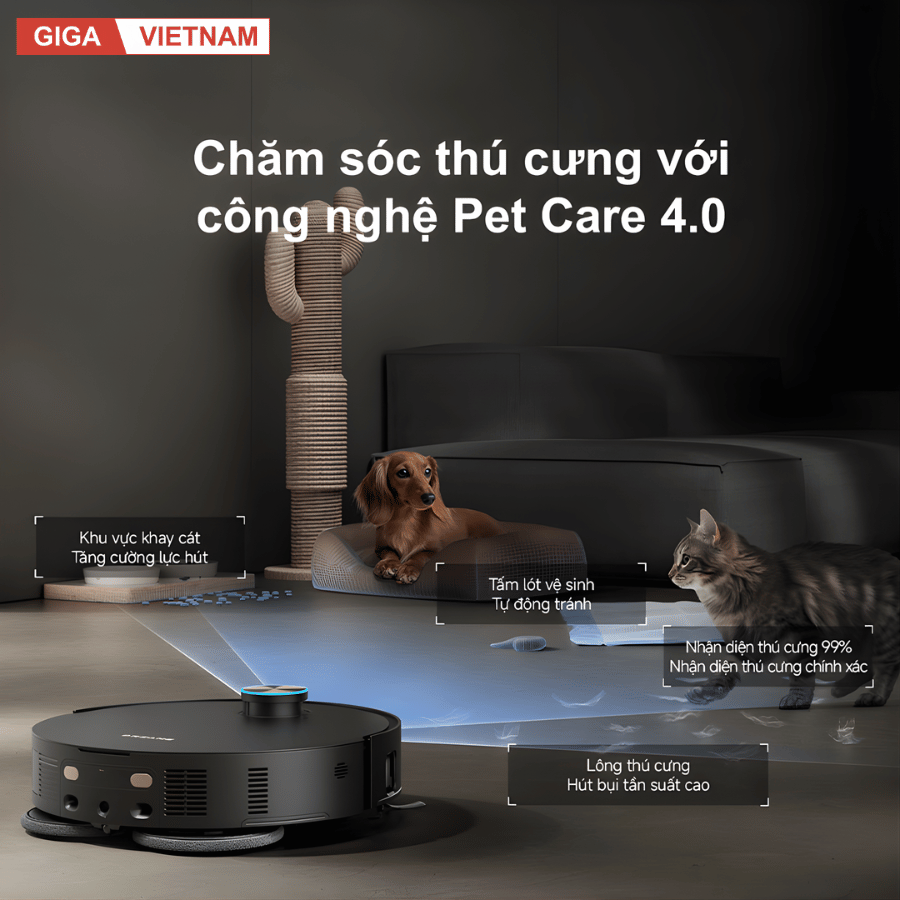 Dreame X50 Pro Ultra - Robot Hút Bụi Lau Nhà 2026 tại Giga Việt Nam x Vua Nhà Bếp Đức 21