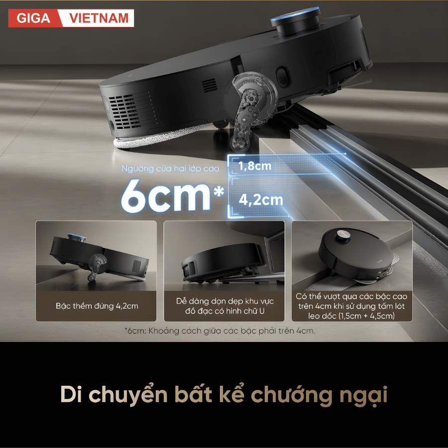 Dreame X50 Ultra - Robot Hút Bụi Lau Nhà 2026 tại Giga Việt Nam x Vua Nhà Bếp Đức 03