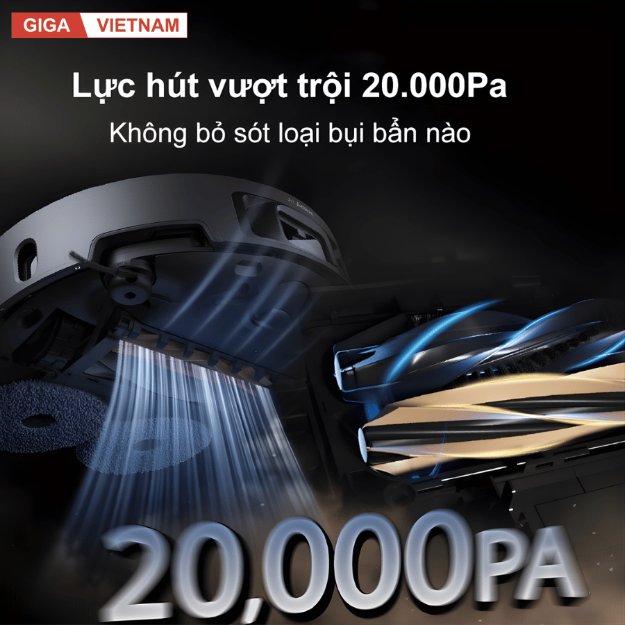 Dreame X50 Ultra - Robot Hút Bụi Lau Nhà 2026 tại Giga Việt Nam x Vua Nhà Bếp Đức 08