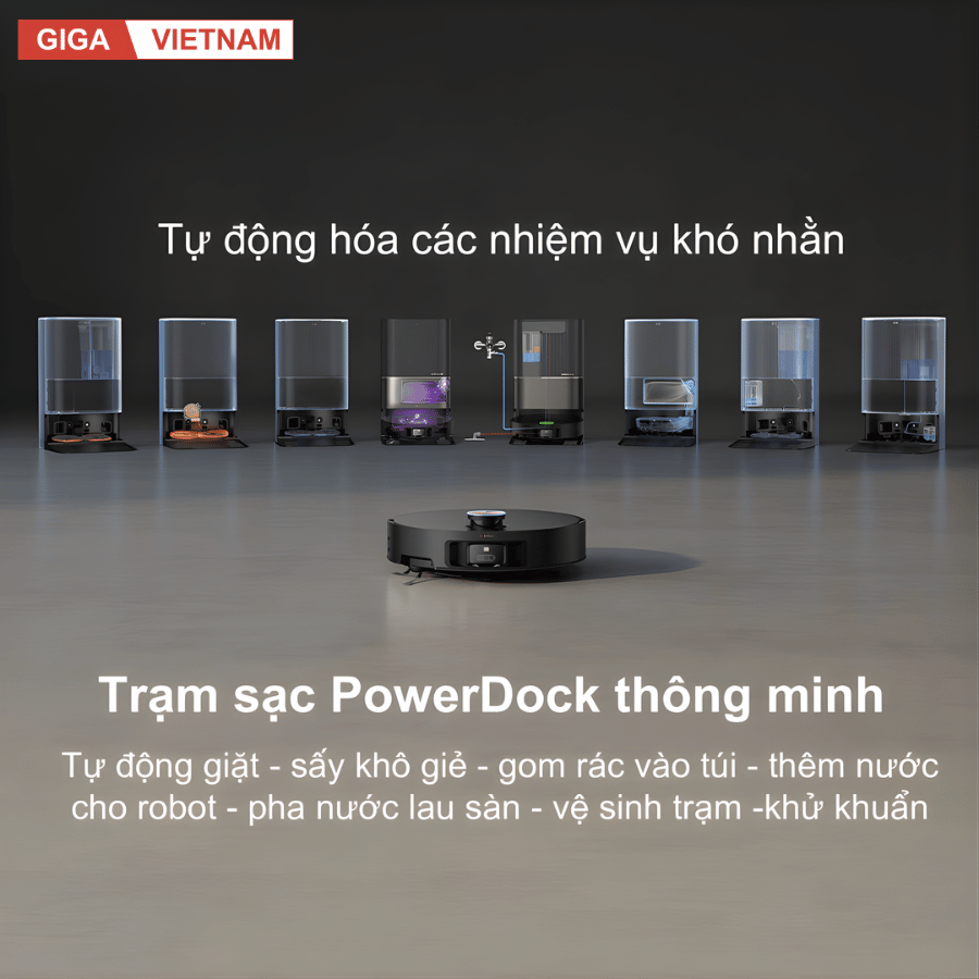 Dreame X50 Ultra - Robot Hút Bụi Lau Nhà 2026 tại Giga Việt Nam x Vua Nhà Bếp Đức 10