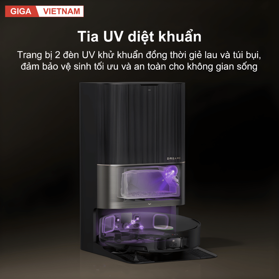Dreame X50 Ultra - Robot Hút Bụi Lau Nhà 2026 tại Giga Việt Nam x Vua Nhà Bếp Đức12