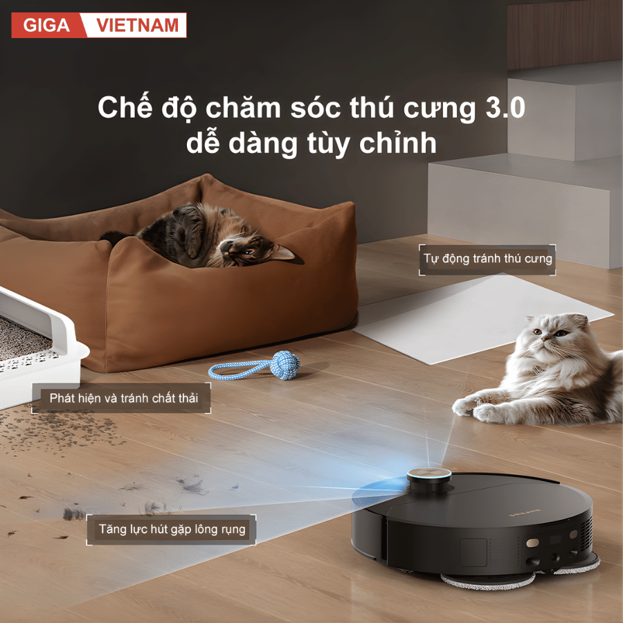 Dreame X50 Ultra - Robot Hút Bụi Lau Nhà 2026 tại Giga Việt Nam x Vua Nhà Bếp Đức 16