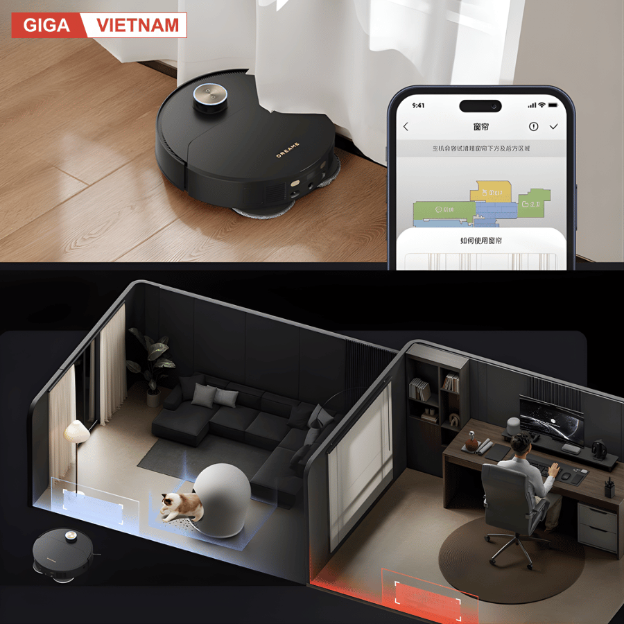 Dreame X50 Ultra - Robot Hút Bụi Lau Nhà 2026 tại Giga Việt Nam x Vua Nhà Bếp Đức 19