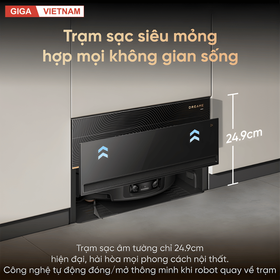 Dreame X60 Master - Robot Hút Bụi Lau Nhà 2026 tại Giga Việt Nam x Vua Nhà Bếp Đức 04