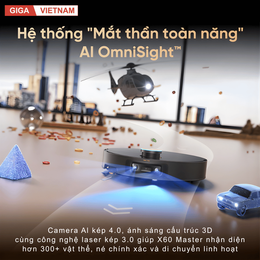 Dreame X60 Master - Robot Hút Bụi Lau Nhà 2026 tại Giga Việt Nam x Vua Nhà Bếp Đức 06
