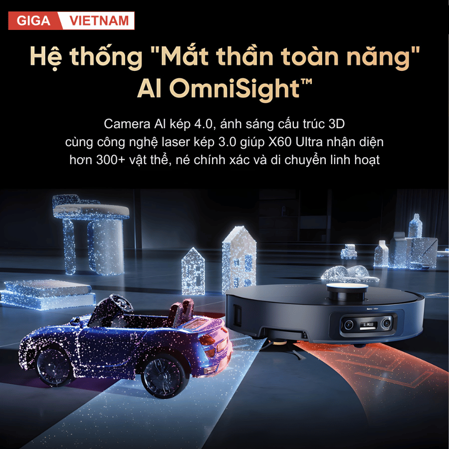 Dreame X60 Ultra - Robot Hút Bụi Lau Nhà 2026 tại Giga Việt Nam x Vua Nhà Bếp Đức 04