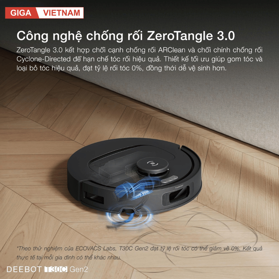 Ecovacs Deebot T30C Gen 2 - Robot Hút Bụi Lau Nhà 2026 tại Giga Việt Nam x Vua Nhà Bếp Đức 04