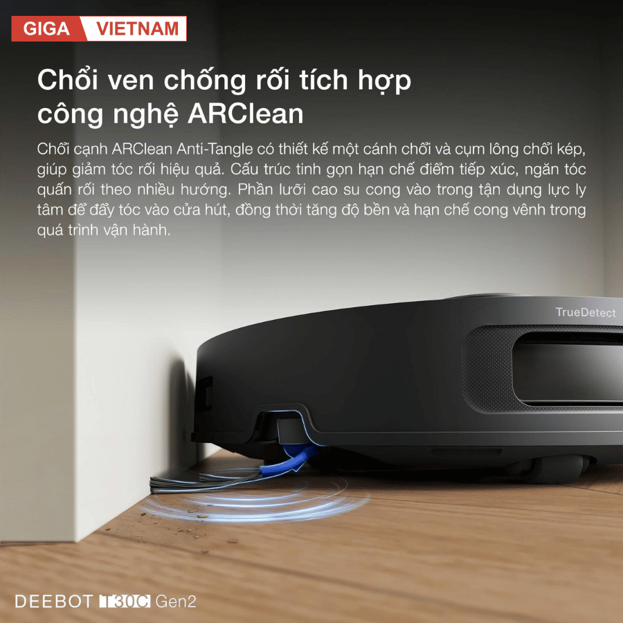 Ecovacs Deebot T30C Gen 2 - Robot Hút Bụi Lau Nhà 2026 tại Giga Việt Nam x Vua Nhà Bếp Đức 05