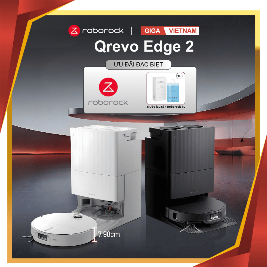 Roborock Qrevo Edge 2 - Robot Hút Bụi Lau Nhà 2026