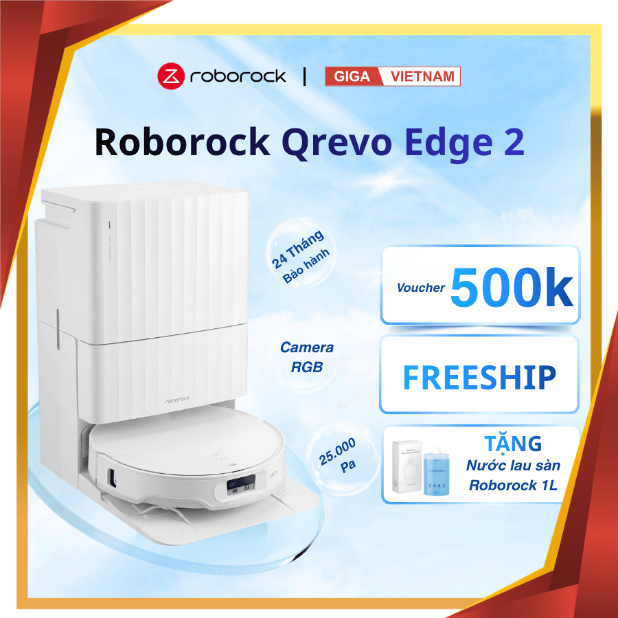 Roborock Qrevo Edge 2 - Robot Hút Bụi Lau Nhà 2026 tại Vua Nhà Bếp Đức 03