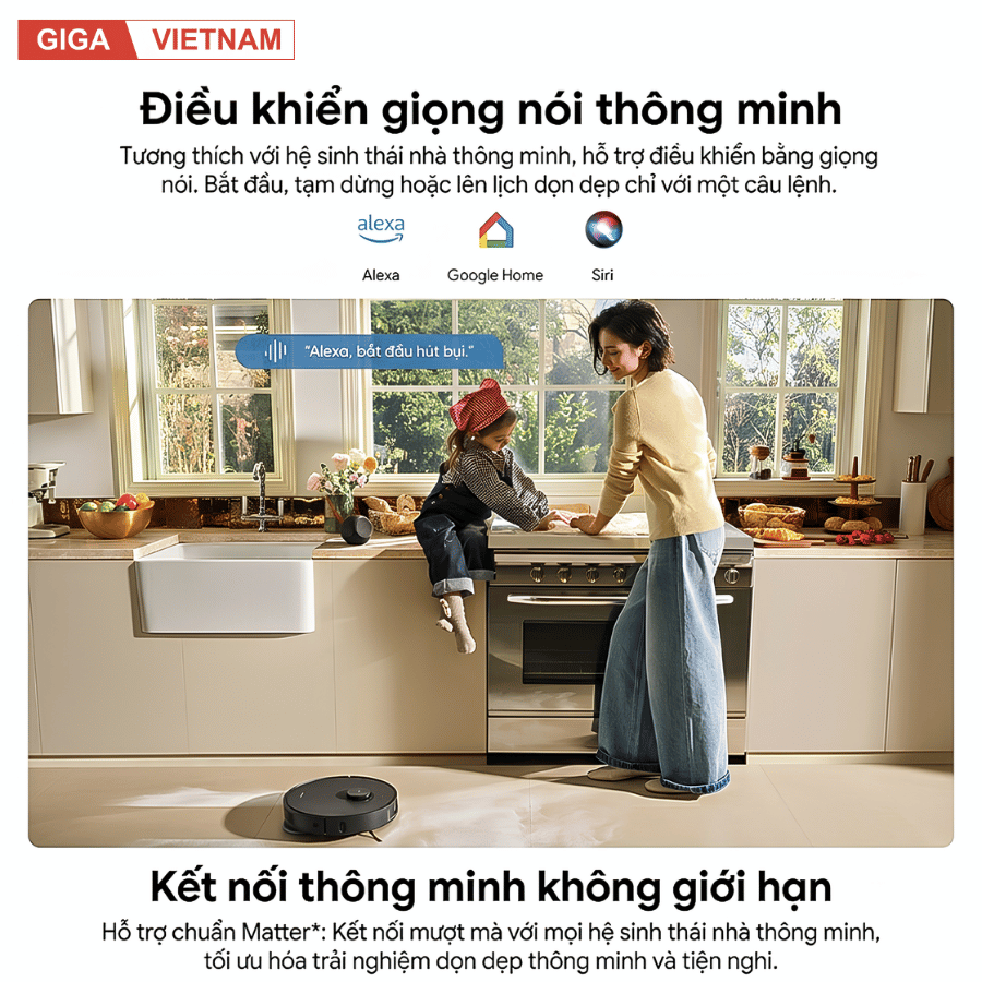 Dreame D30 Ultra CE - Robot Hút Bụi Lau Sàn 2026 tại Giga Việt Nam x Vua Nhà Bếp Đức 13