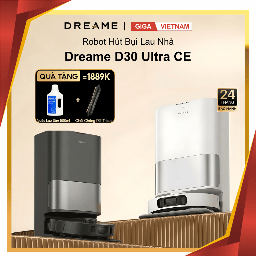 Dreame D30 Ultra CE - Robot Hút Bụi Lau Sàn 2026 tại Giga Việt Nam x Vua Nhà Bếp Đức 15