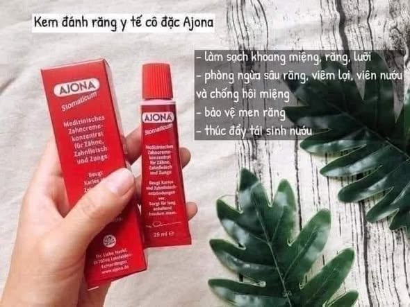 Kem đánh răng AJONA LOẠI BỎ CAO VÀ CHỐNG VIÊM